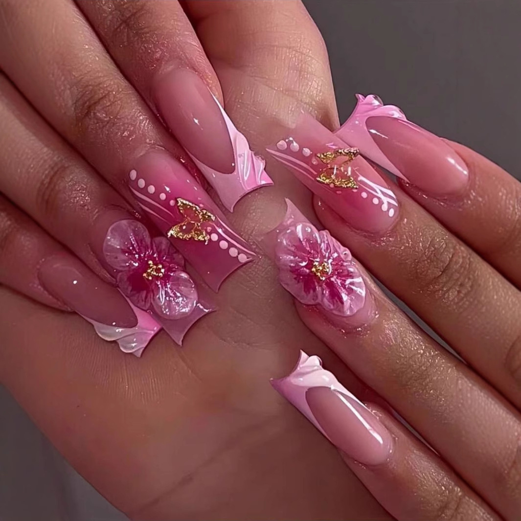 Pressed Flower Art - 24 قطعة يمكن ارتداؤها مربع الصحافة