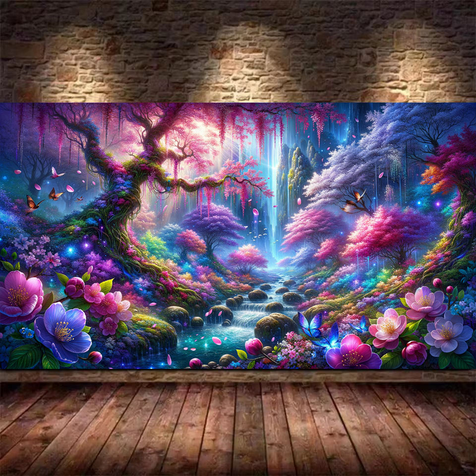 لوحة ماسية خماسية دي لغابة ساك - مراجعة Photo Mosaic Print وسعره