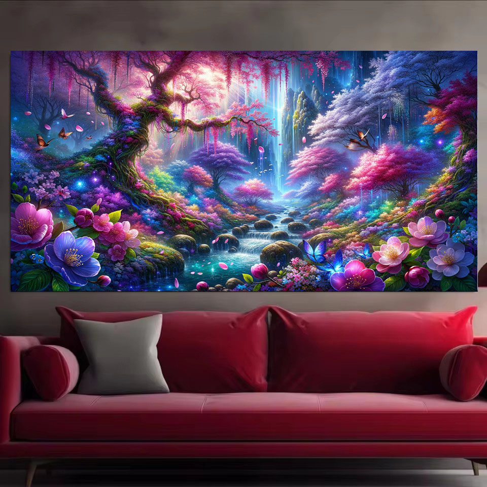 لوحة ماسية خماسية دي لغابة ساك - مراجعة Photo Mosaic Print وسعره