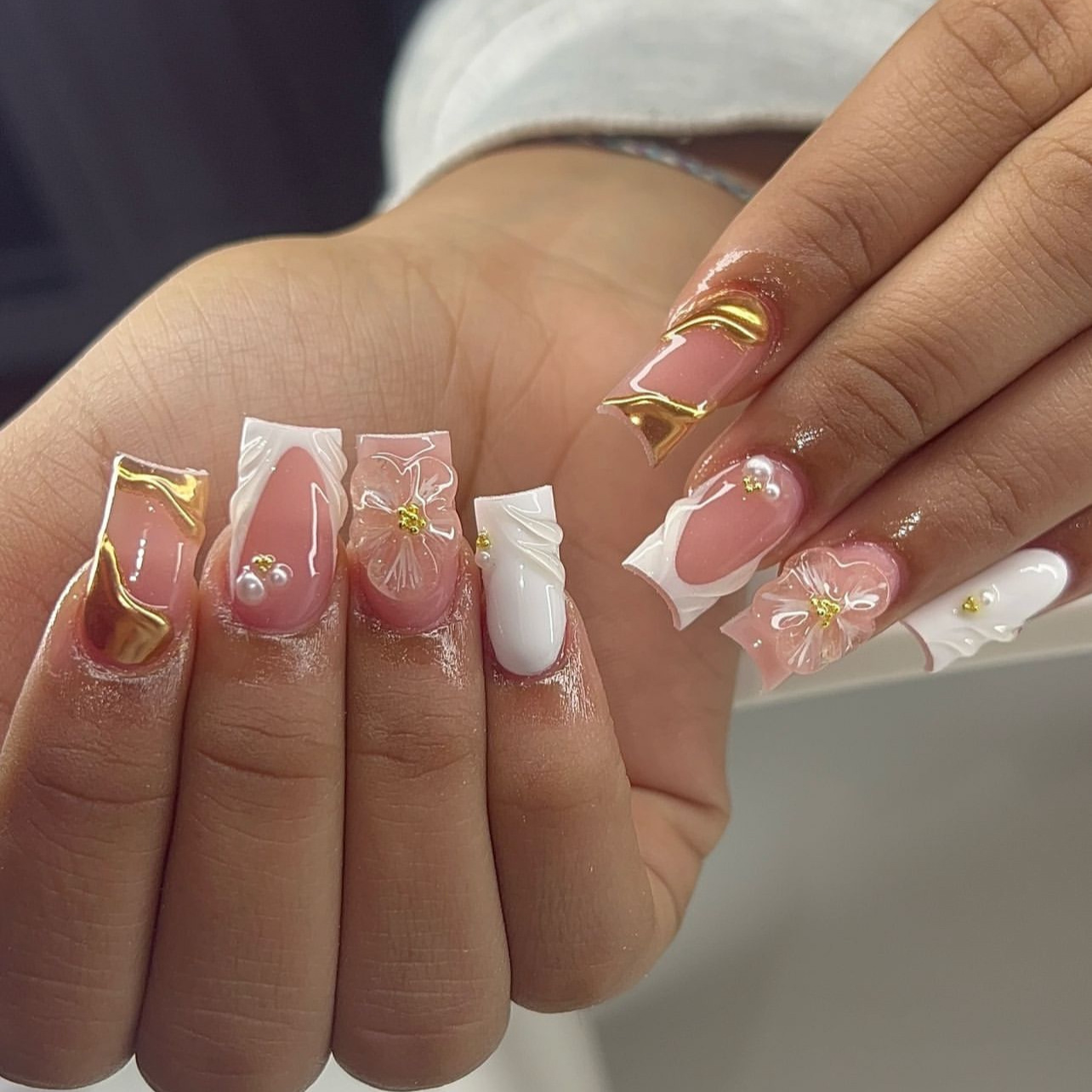 24 قطعة يمكن ارتداؤها مربع الص - مراجعة Pressed Flower Art وسعره