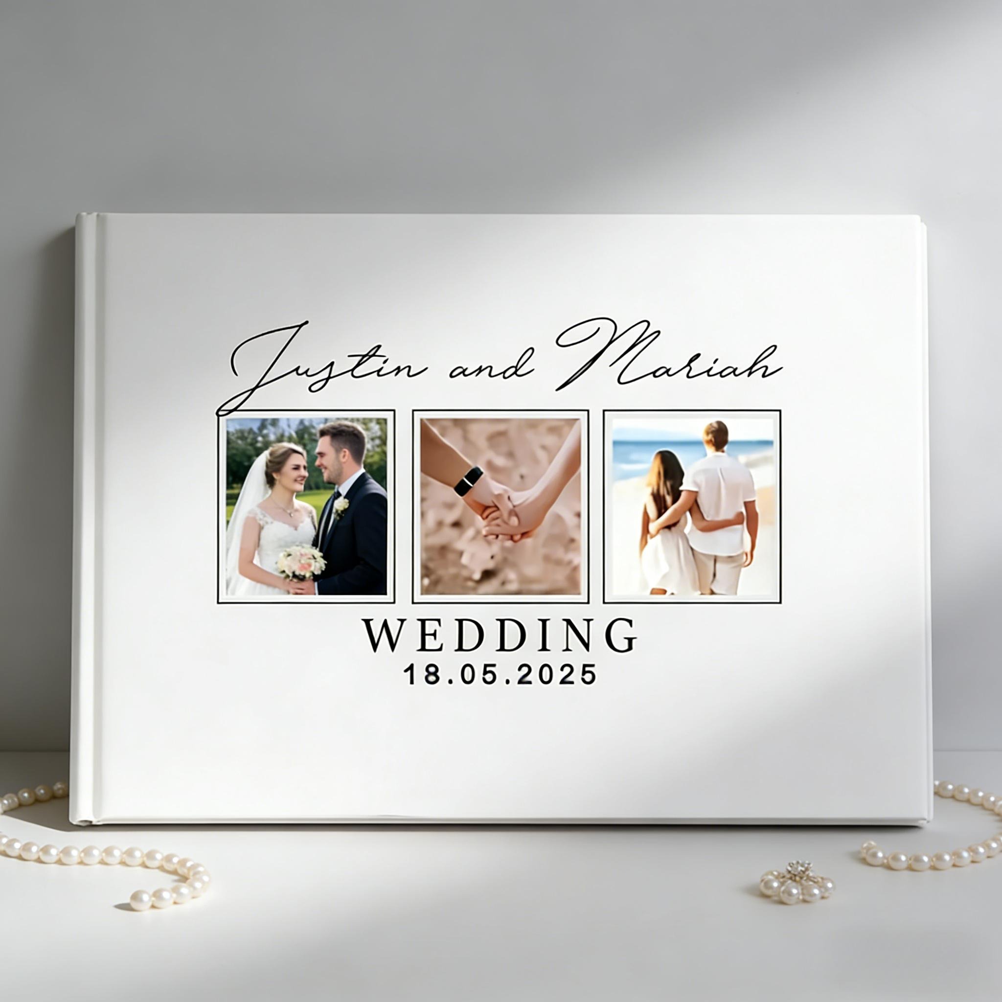 كتاب ضيوف زفاف مخصص - مُخصص با - مراجعة Custom Photo Book وسعره